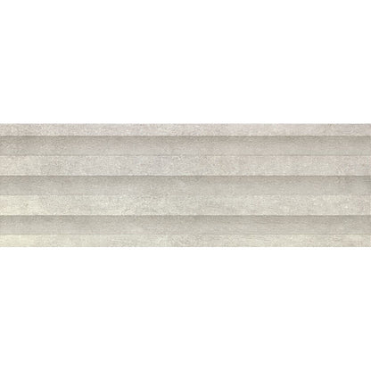 Verona Brooklyn Grey Décor Wall Tile 300x900mm - JJ Building Materials