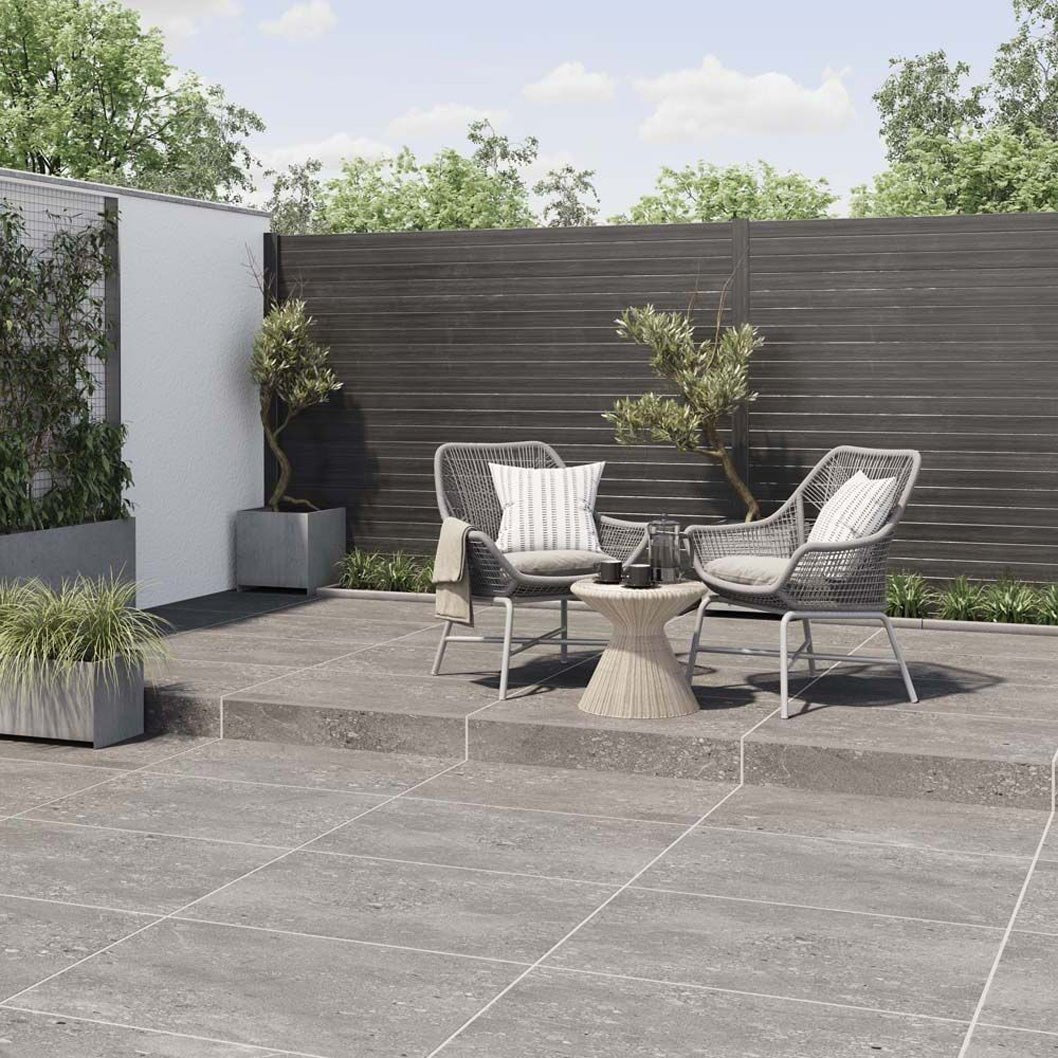 Verona Cement Ceppo Outdoor Porcelain Floor Tile 900x600x20mm - JJ Building Materials