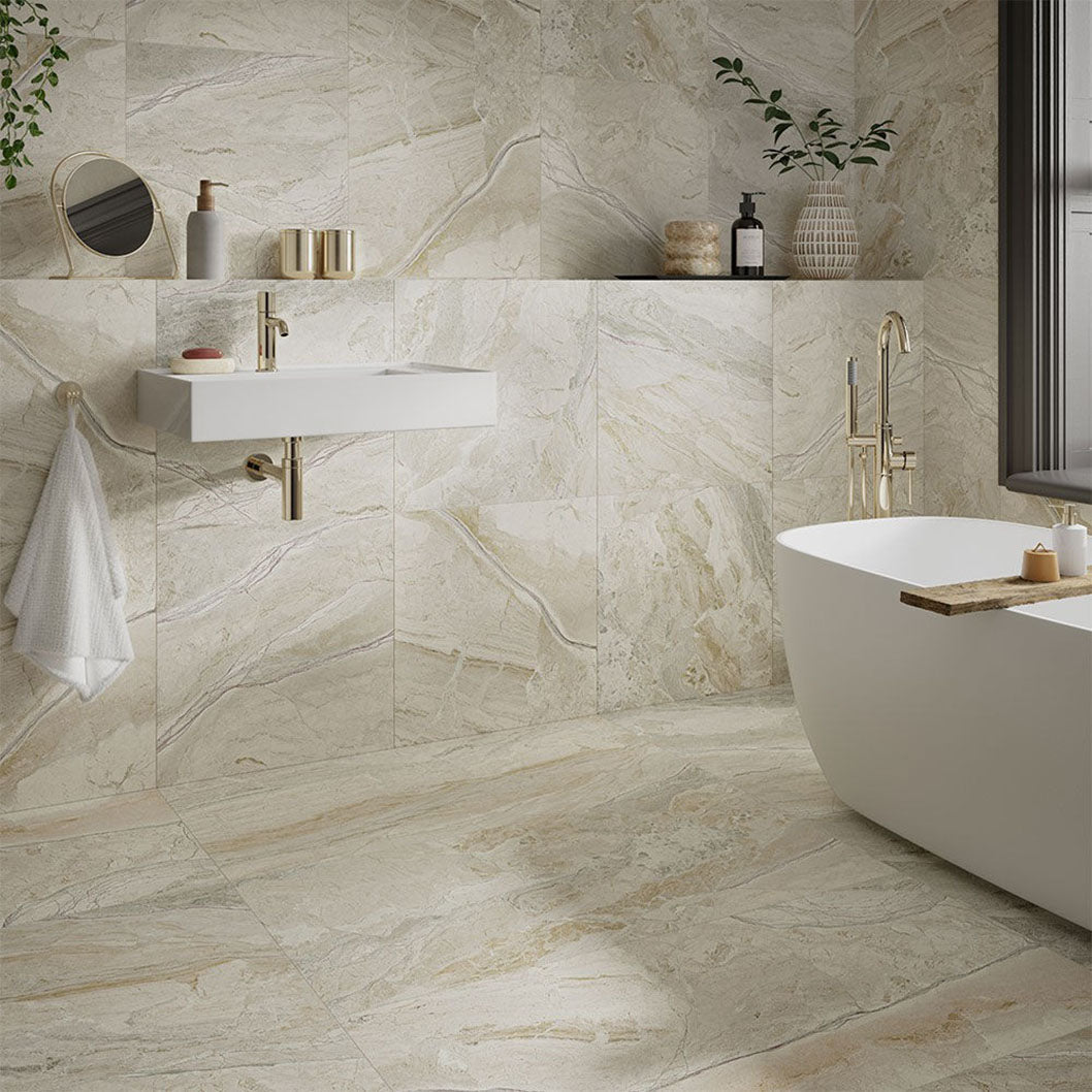 Verona Earthsong Natural Anti Slip Matt Porcelain Wall & Floor Tile 600x600mm - JJ Building Materials