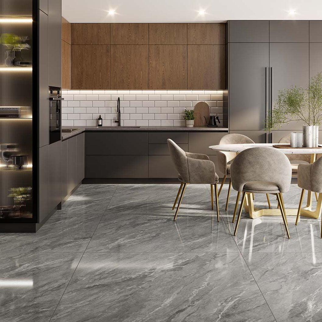 Verona Eros Grey Wall & Floor Tile 1000x1000mm - JJ Building Materials