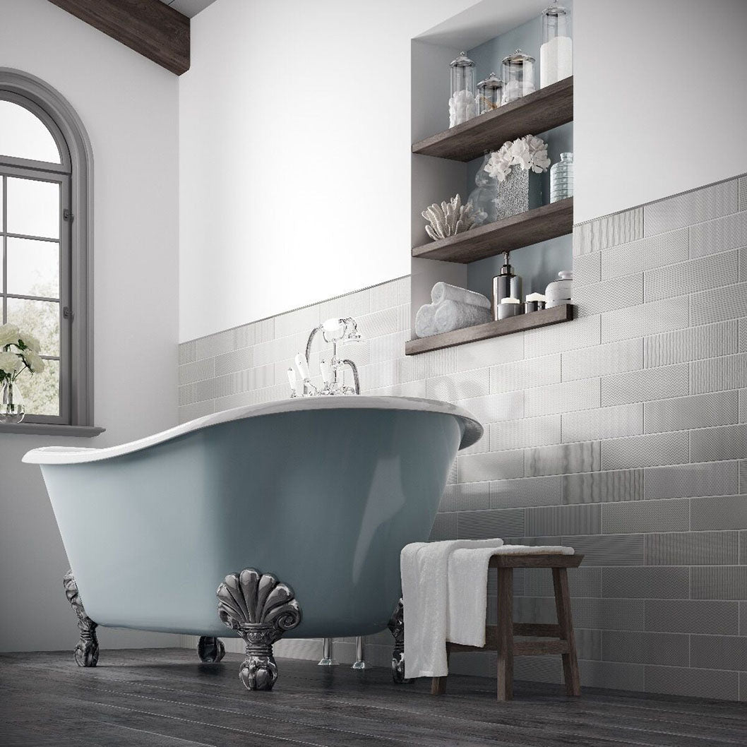 Verona Gradient Patterns Wall Tile 75x300mm - JJ Building Materials
