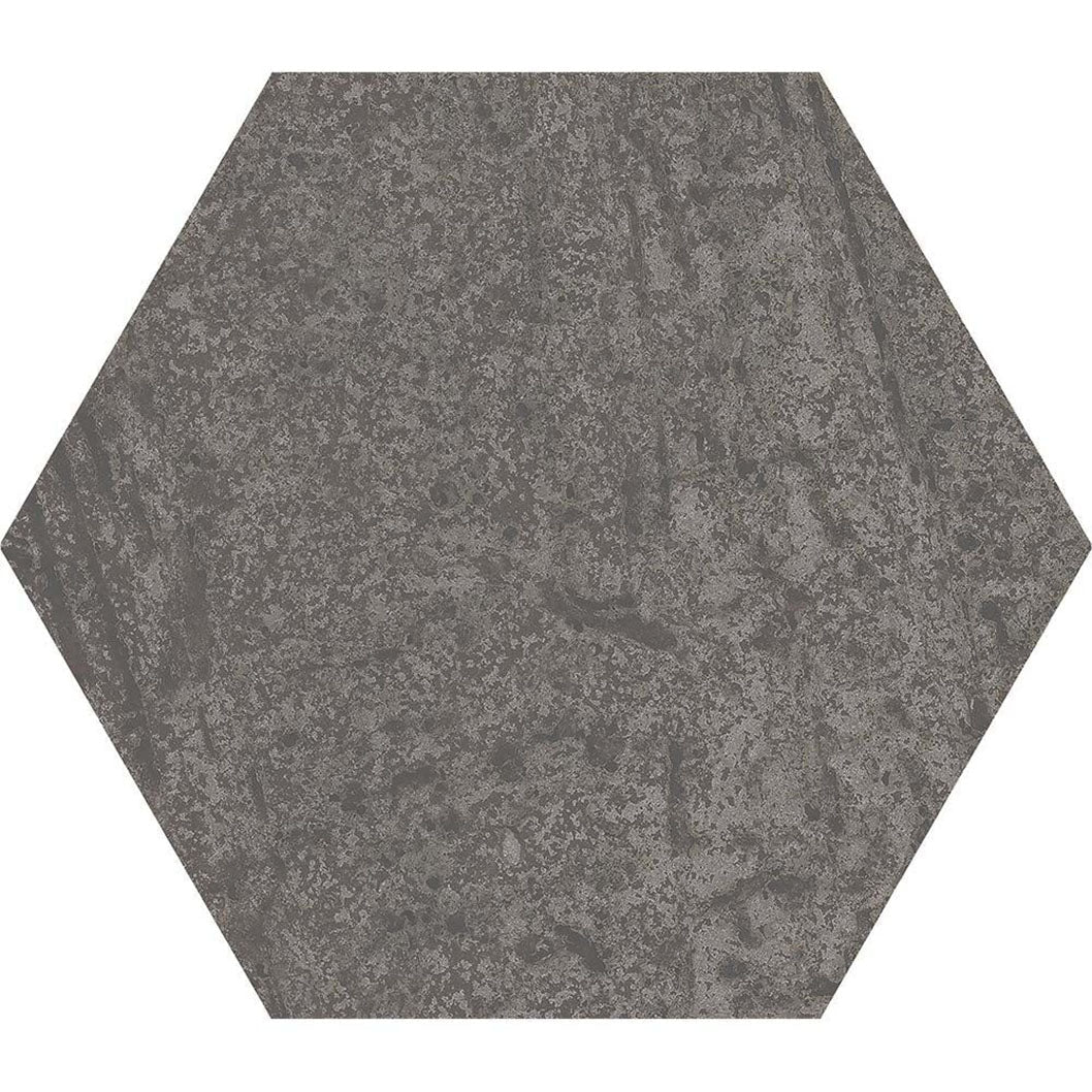 Verona Hex Anthracite Wall & Floor Tile 175x202mm - JJ Building Materials