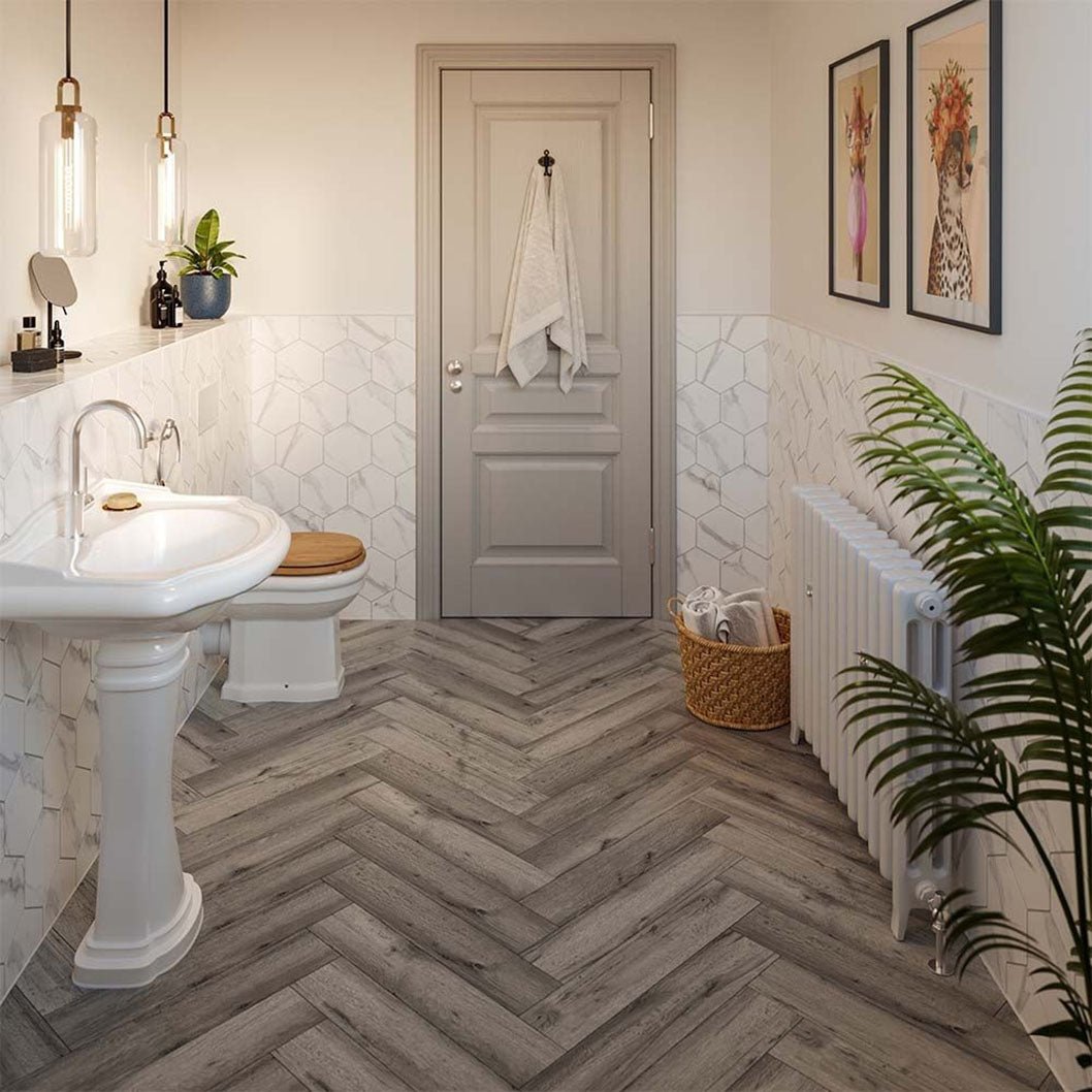 Verona Hex Marble Wall & Floor Tile 175x202mm - JJ Building Materials