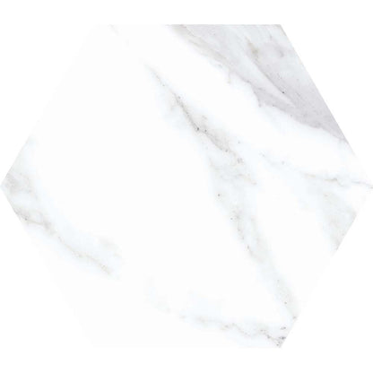 Verona Hex Marble Wall & Floor Tile 175x202mm - JJ Building Materials