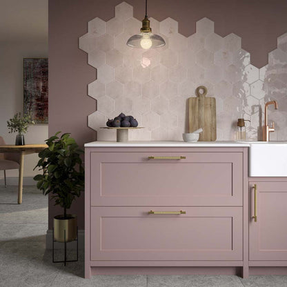 Verona Hope Hexagon Wall Tile 150x173mm - JJ Building Materials