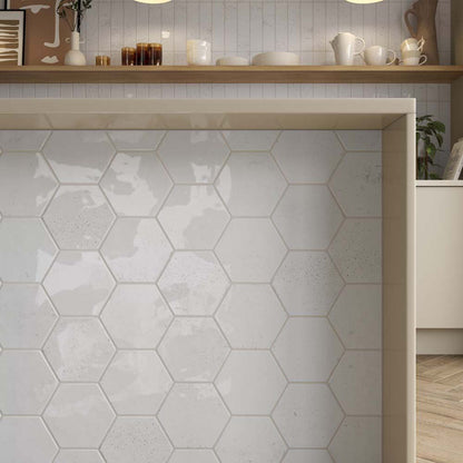 Verona Hope Hexagon Wall Tile 150x173mm - JJ Building Materials