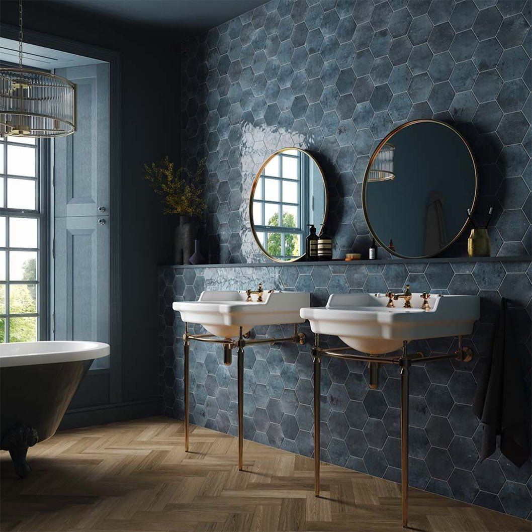 Verona Hope Hexagon Wall Tile 150x173mm - JJ Building Materials