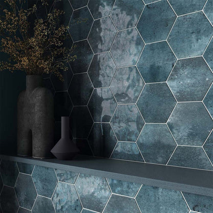 Verona Hope Hexagon Wall Tile 150x173mm - JJ Building Materials
