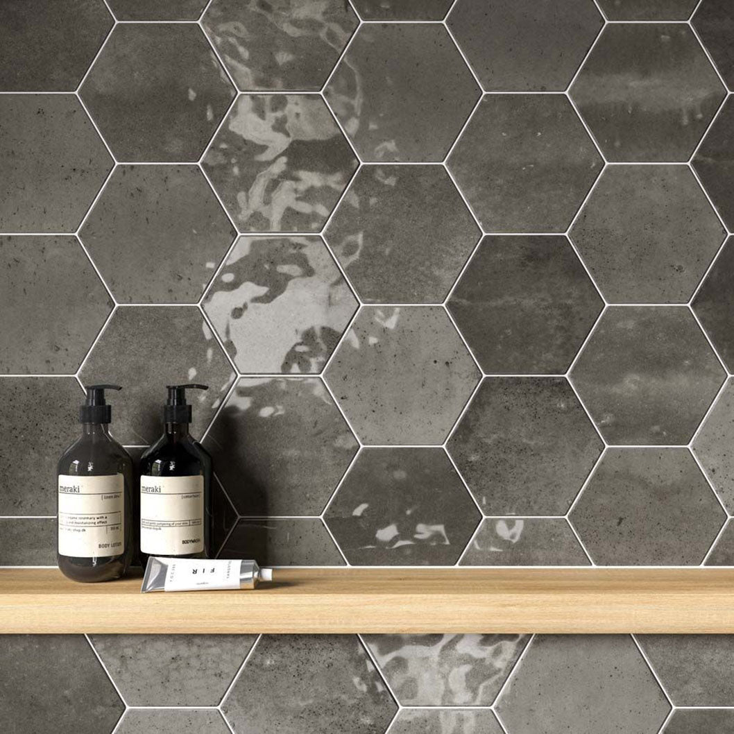 Verona Hope Hexagon Wall Tile 150x173mm - JJ Building Materials