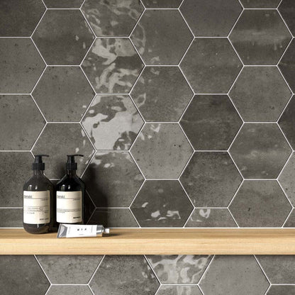 Verona Hope Hexagon Wall Tile 150x173mm - JJ Building Materials