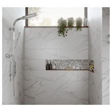 Verona Hutton White/Silver Glass & Stone Mix Mosaic 300x300mm - JJ Building Materials
