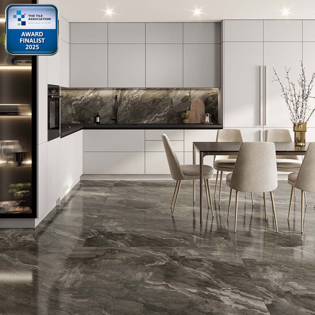 Verona Kore Slate Grey Wall & Floor Tile 1000x1000mm - JJ Building Materials