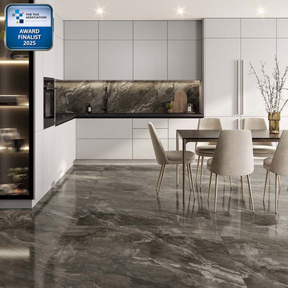 Verona Kore Slate Grey Wall & Floor Tile 1000x1000mm - JJ Building Materials