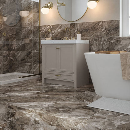Verona Kore Slate Grey Wall & Floor Tile 300x600mm - JJ Building Materials