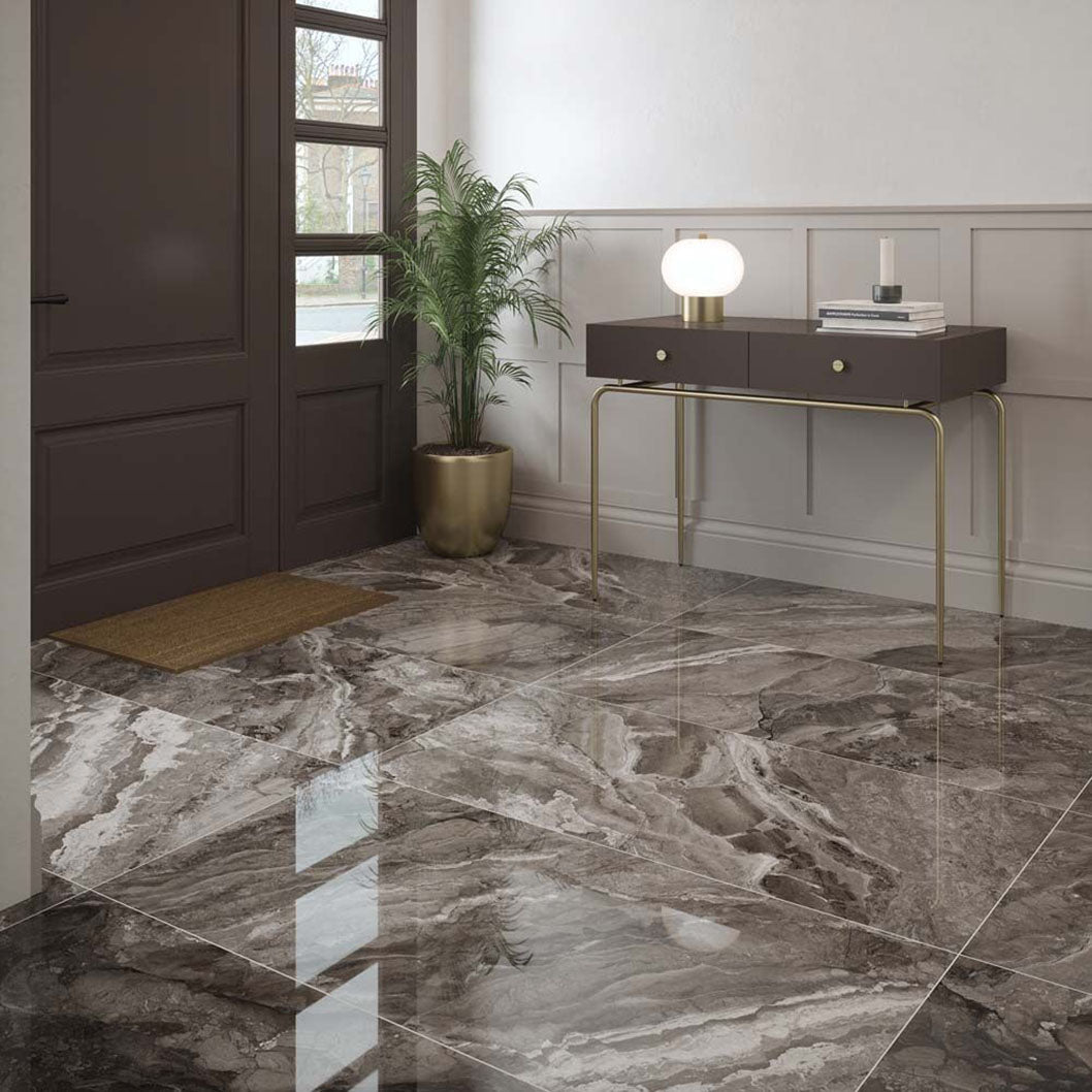 Verona Kore Slate Grey Wall & Floor Tile 600x1200mm - JJ Building Materials