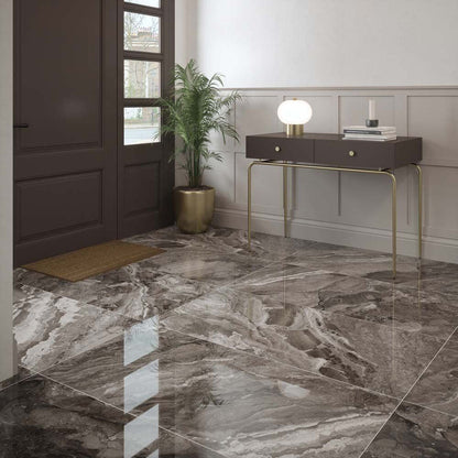 Verona Kore Slate Grey Wall & Floor Tile 600x1200mm - JJ Building Materials
