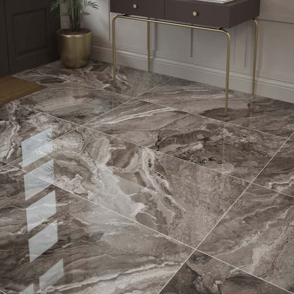 Verona Kore Slate Grey Wall & Floor Tile 600x1200mm - JJ Building Materials