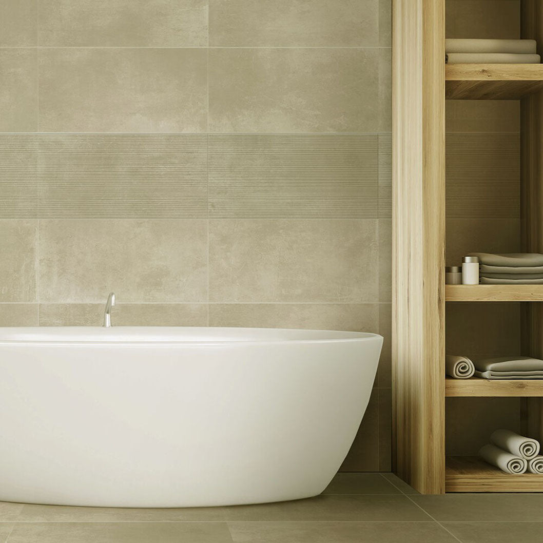 Verona Loft Waves Décor Wall Tile 298x600mm - JJ Building Materials