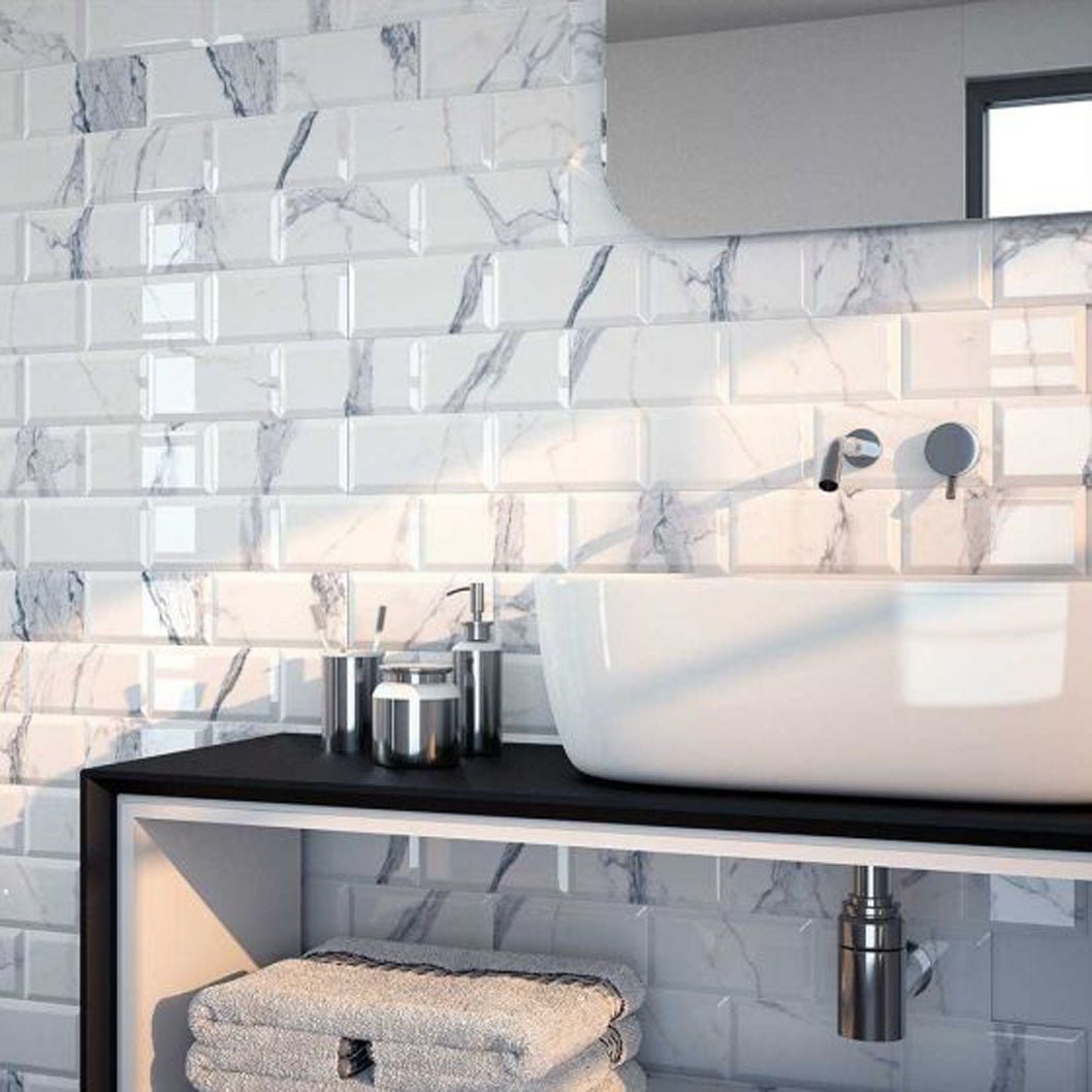 Verona Metro Wall Tile 100x300mm - JJ Building Materials