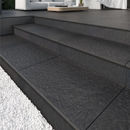 Verona Minster Black Edging Outdoor Porcelain Floor Tile 895x145x18mm - JJ Building Materials
