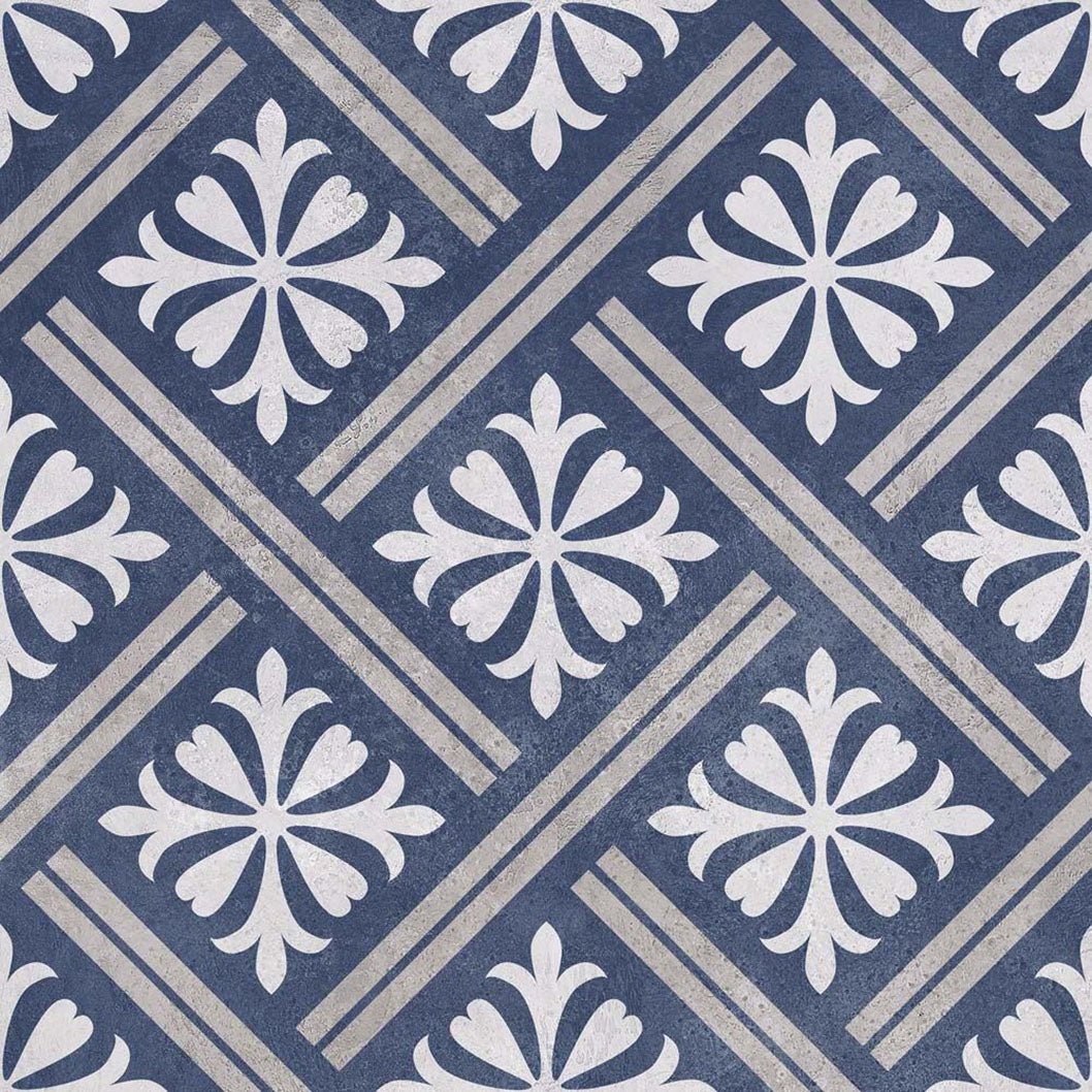 Verona Mondrian Patterned Wall & Floor Tile 335x335mm - JJ Building Materials