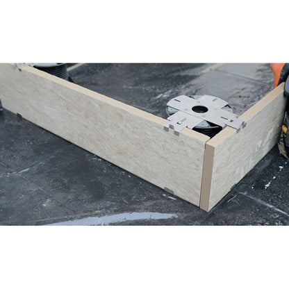 Verona PP Pedestal Corner Base & Head Clip - JJ Building Materials