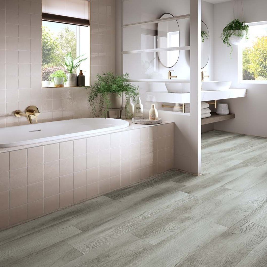 Verona Premium Ash Grey Rigid Plank 1219.2x228.6x7.5mm with Built in Underlay - 1.11m2 Per Pack - JJ Building Materials