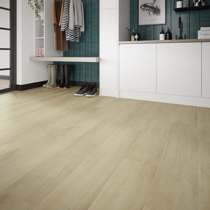 Verona Premium Light Oak Rigid Plank 1219.2x228.6x7.5mm with Built in Underlay - 1.13m2 Per Pack - JJ Building Materials