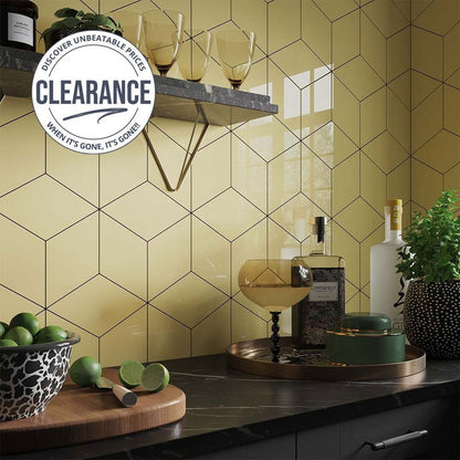 Verona Rhomboid Wall Tile 152x263mm - JJ Building Materials