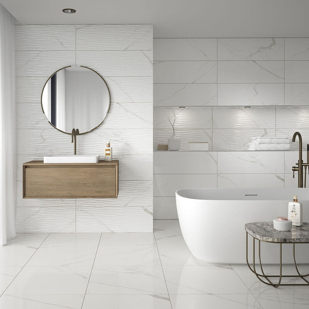 Verona Serenity Wall Tile 300x900mm - JJ Building Materials