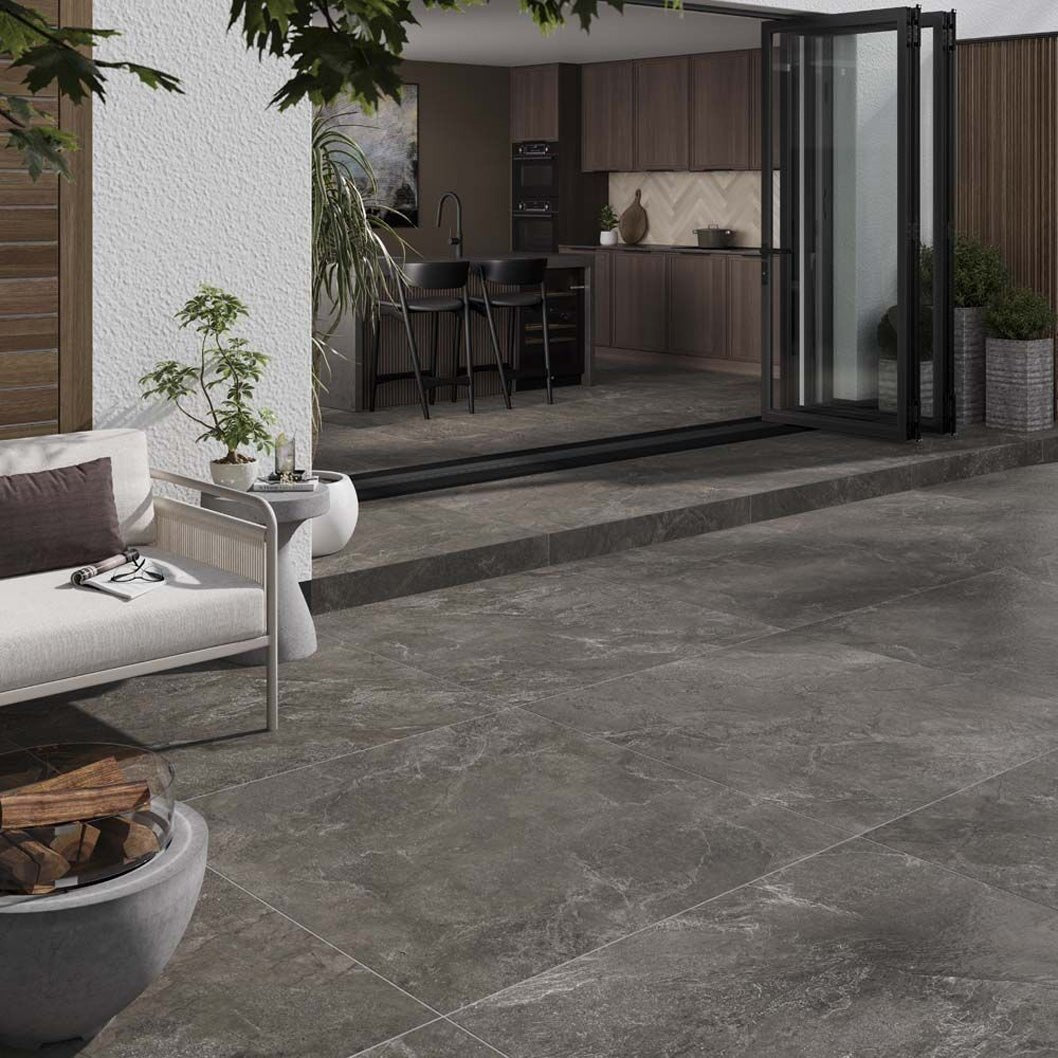 Verona Slate Mix Outdoor Porcelain Floor Tile 1000x1000x20mm - JJ Building Materials