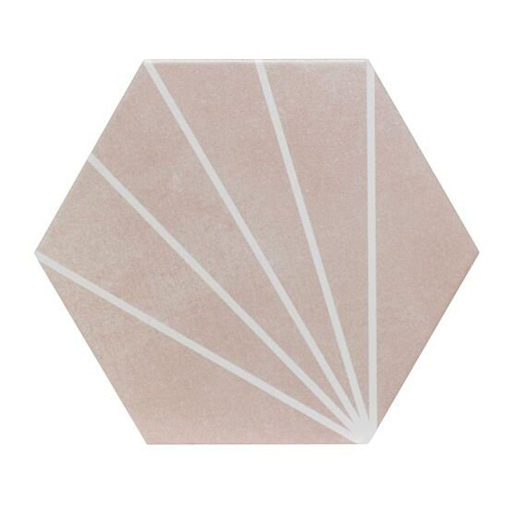 Verona Sunburst Wall & Floor Tile 232x267mm - JJ Building Materials