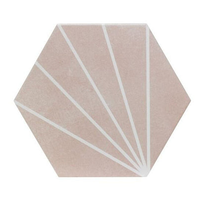 Verona Sunburst Wall & Floor Tile 232x267mm - JJ Building Materials