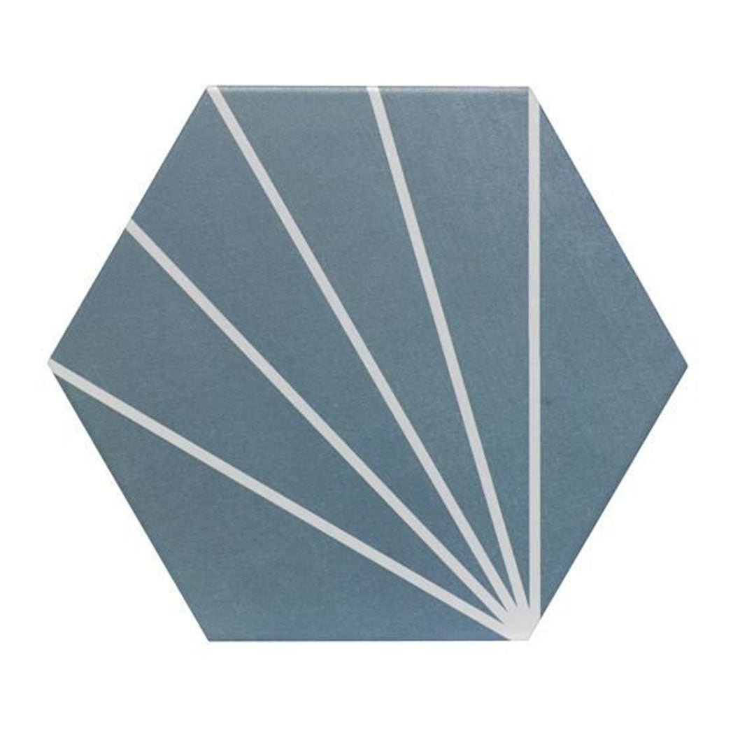 Verona Sunburst Wall & Floor Tile 232x267mm - JJ Building Materials