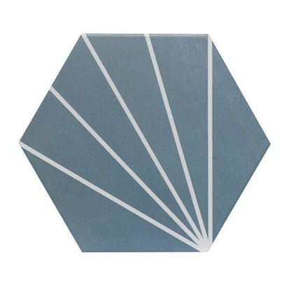 Verona Sunburst Wall & Floor Tile 232x267mm - JJ Building Materials