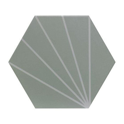 Verona Sunburst Wall & Floor Tile 232x267mm - JJ Building Materials