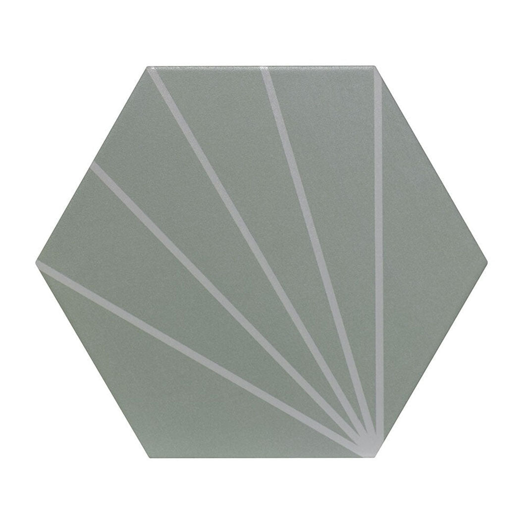 Verona Sunburst Wall & Floor Tile 232x267mm - JJ Building Materials