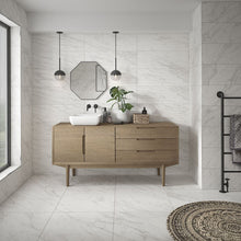 Verona Terma White Décor Wall Tile 250x750mm - JJ Building Materials