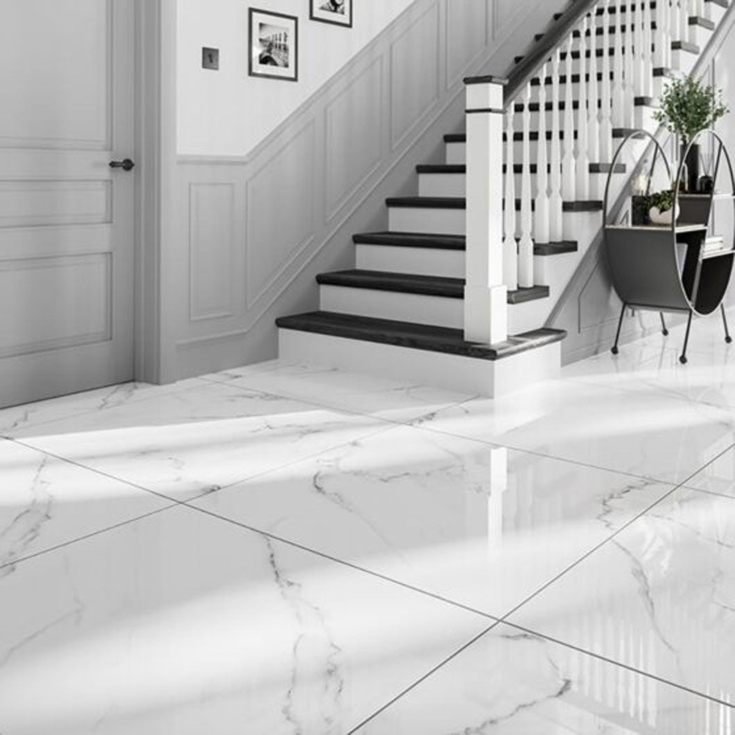 Verona Vienna Blanco Wall & Floor Tile 900x900mm - JJ Building Materials
