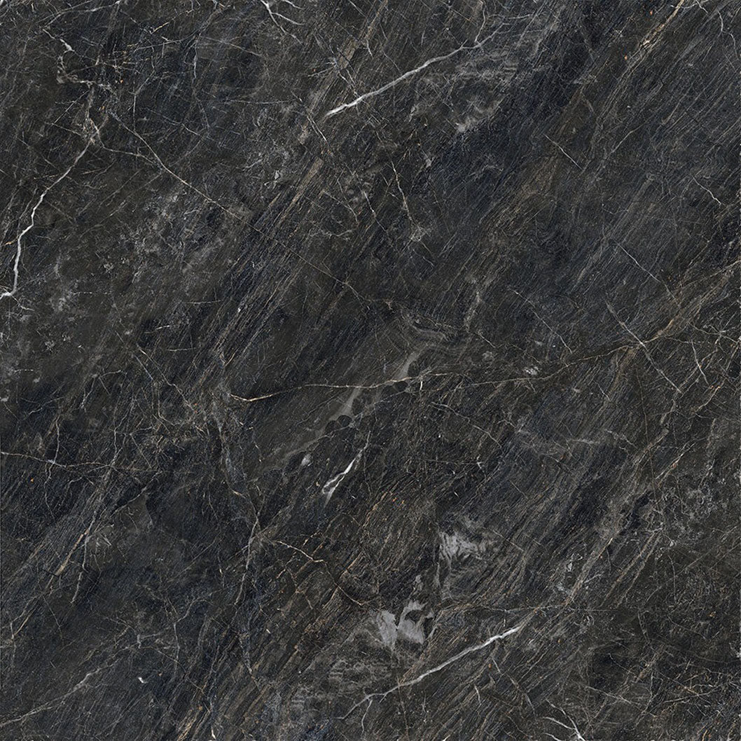 Verona Zeus Midnight Black Wall & Floor Tile 600x600mm - JJ Building Materials
