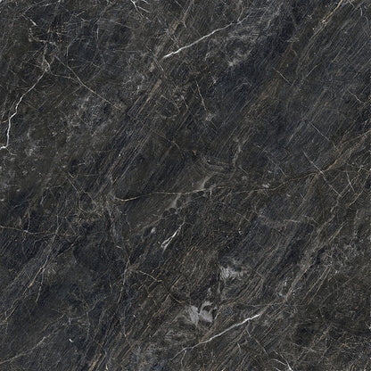 Verona Zeus Midnight Black Wall & Floor Tile 600x600mm - JJ Building Materials