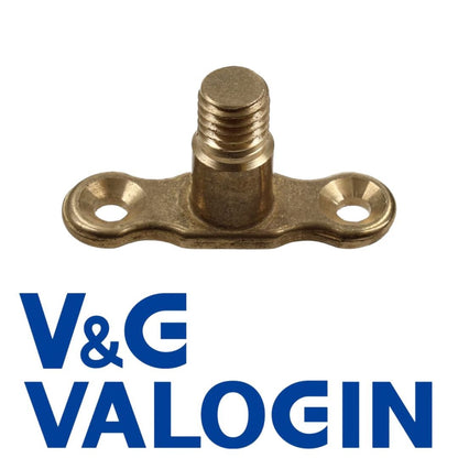 V&G Brass Munsen M10 Male backplate - JJ Building Materials