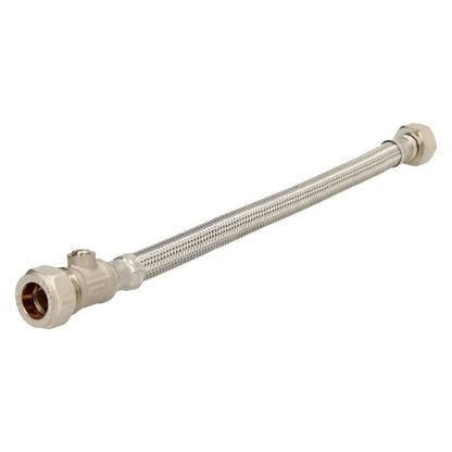 V&G Compression 15mm Iso x 1/2 300mm Flexi Tap Connector - JJ Building Materials
