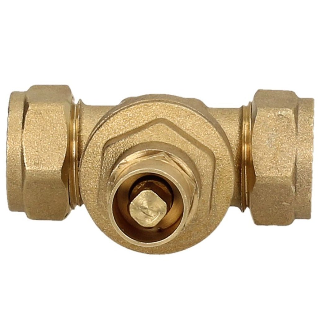 V&G Compression 15mm Lockshield Gate Valve - JJ Building Materials