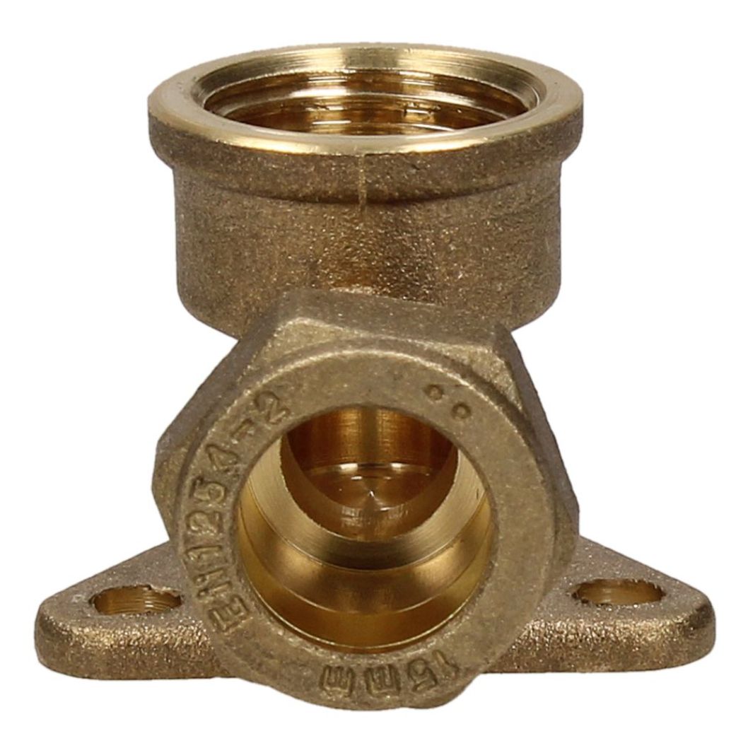 V&G Compression 15mm x 1/2 Backplate Elbow - JJ Building Materials