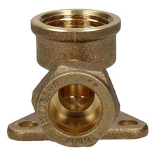 V&G Compression 15mm x 1/2 Backplate Elbow - JJ Building Materials