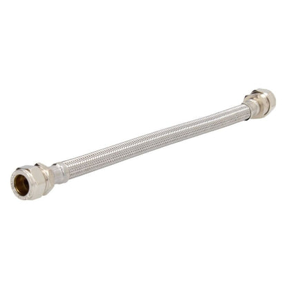 V&G Compression 15mm x 15mm x 300mm Flexi Tap Connector - JJ Building Materials
