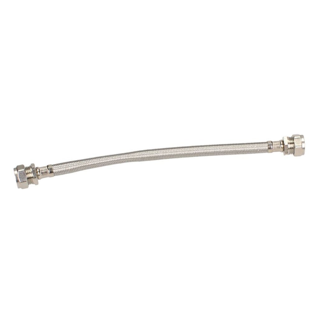 V&G Compression 15mm x 15mm x 300mm Flexi Tap Connector - JJ Building Materials