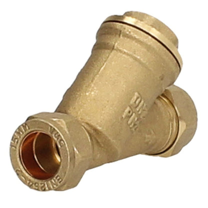 V&G Compression Brass Y Strainer - JJ Building Materials