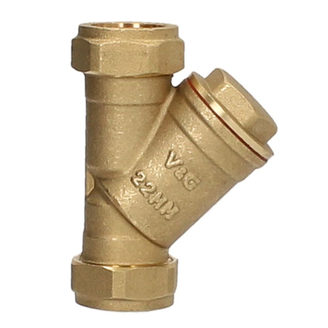 V&G Compression Brass Y Strainer - JJ Building Materials